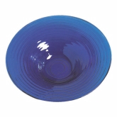 American Metalcraft, Bowl, Blue Glass, 18 1/2" x 3 1/2"