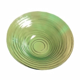 American Metalcraft Bowl, 14 3/4" dia., x 3" Deep, Green-tinted Glass