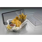 American Metalcraft Tabletop Basket, Black, 13" W x 6" D x 2 1/2" H