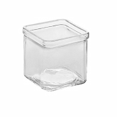 American Metalcraft, Square Jar, Glass, 8 oz