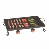 American Metalcraft, Griddle, Black Wrought Iron, 27" x 16" x 5"