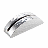 American Metalcraft, Half Moon Card Holder, 2 1/8" x 3/4" x 3/4", Aluminum