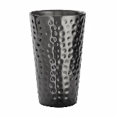 American Metalcraft, Hammered Tumbler, 16 oz, Mirrored Black, S/S