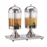 American Metalcraft Juice Dispenser, Double Style