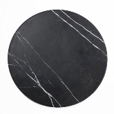 American Metalcraft, Round Serving Board, 21 1/2" dia., Black Marble, Melamine