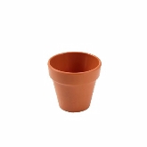 American Metalcraft, Terra Cotta Pot, 2 oz, Orange, Melamine