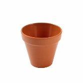 American Metalcraft, Terra Cotta Pot, 8 oz, Orange, Melamine