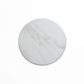 American Metalcraft, Round Serving Board, 14" dia., White Marble, Melamine