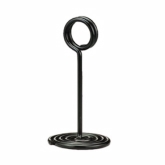 American Metalcraft, Swirl Base Number Stand, 6", Black