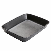 American Metalcraft, Rectangular Casserole, 64 oz, Black, Porcelain, Matte Finish