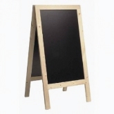 American Metalcraft Security Sandwich Board, Natural Wood