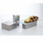 American Metalcraft, Riser, 4" Square x 8" H, S/S