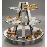 American Metalcraft, Ascent Display Stand, 3-Tier, 23" x 20"