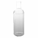 American Metalcraft, Water Bottle, 34 oz, Fluted Pattern, Plastic