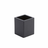 American Metalcraft, Square Box, 3 7/8"L x 3 7/8"W x 4 3/4"H, Black, Wood