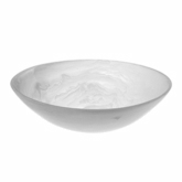 American Metalcraft, Translucence Bowl, White Swirl, Resin,  84 1/2 oz