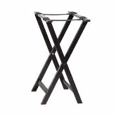 American Metalcraft, Folding Tray Stand, Black Wood, 17" x 31"