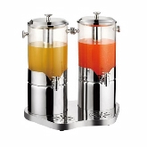 Bon Chef, Double Juice Dispenser, 2 gallon each, S/S