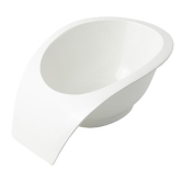 Bon Chef, Futura Bowl, 14 1/4" x 19 1/4" x 8 3/4", White, Aluminum w/Sandstone