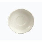 Oneida Hospitality Saucer, Caprice, 5 5/8", Cream White