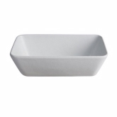 Bugambilia 104 4/5 oz Cast Aluminum Rectangular Salad Bar Bowl, Terracotta
