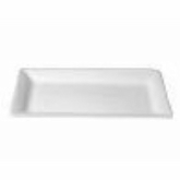 Bugambilia 104.8 oz Cast Aluminum Buffet Platter, Marble White