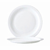 Arcoroc Restaurant White 9 1/4" dia. Narrow Rim Lunch Plate by Arc Cardinal