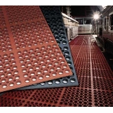 Cactus Mat, Deluxe Anti-Fatigue/Slip Mat, Black, 58 1/2" x 39"