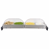Cadco Ltd., Jumbo Buffet Server, Warming Base & Pans, S/S
