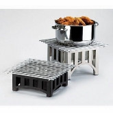 CAL-MIL, Square Alternative Chafer, Mission, 4" H, Black