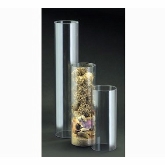 CAL-MIL, Round Accent Tower, 16" H, Clear
