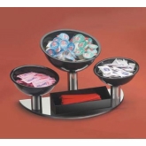 CAL-MIL, Tri-Bowl Coffee Organizer, Mirror Base