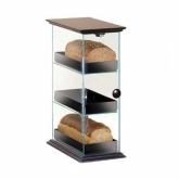 CAL-MIL, 3-Tier Bread Box, Westport, 8" x 13" x 21", Acrylic/Wood