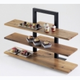 CAL-MIL, Frame Riser Shelves, Reclaimed Wood, 32" x 11 1/2"