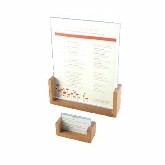 CAL-MIL, Menu Card Holder, 3 1/2" x 2", Bamboo and Acrylic