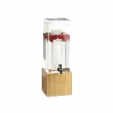 CAL-MIL, Westport Beverage Dispenser, 1.50 Gallon, w/Ice Chamber, 8 1/4" x 9 3/4" x 17 3/4", Bamboo