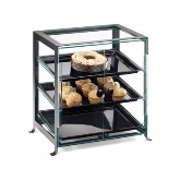 Cal-Mil, Soho Display Case, 17 1/4"W x 20 3/4"H, Attendant Serve, Black