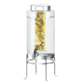 Cal-Mil, Soho Beverage Dispenser, 2 gallon, Silver Frame, w/Infusion Chamber