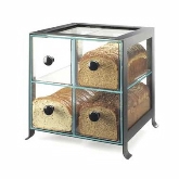 Cal-Mil, Soho Bread Case, 14"W x 13"D, 14 1/4"H, Black