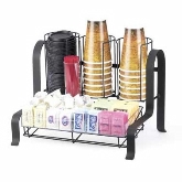 Cal-Mil, Soho Condiment Organizer, 15 3/4"W x 11 3/4"D x 12"H, Black