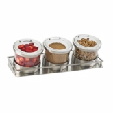CAL-MIL, Mixology Jar Display, S/S, 13 1/2" x 5" x 1 3/4"