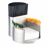 CAL-MIL, Mixology Napkin/Tooth Pick/Straw Organizer, S/S