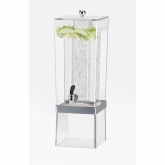 CAL-MIL, Econo Beverage Dispenser, 3 gallon, Silver, 8" W x 10" D x 24" H