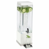 CAL-MIL, Square Beverage Dispenser, Luxe, S/S, 3 gallon