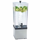 CAL-MIL, Econo Beverage Dispenser, 3 gallon, S/S Base, Ice Chamber