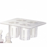 CAL-MIL, Salad Dressing Caddy Rack, Clear, Fits with 12 x 20 Ice Housing