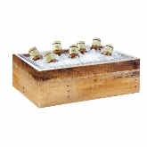 CAL-MIL, Vintage Ice Housing, 13" x 11" x 6 1/2", Madera, Wood, Includes Polycarbonate Liner