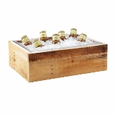 CAL-MIL, Vintage Ice Housing, 21" x 13" x 6 1/2", Madera, Wood, Includes Polycarbonate Liner