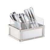 CAL-MIL, Flatware Organizer, 9" x 6" x 5 1/2", Urban, S/S