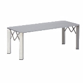 CAL-MIL, Rectangle Riser, 20" x 8" x 7", Industrial